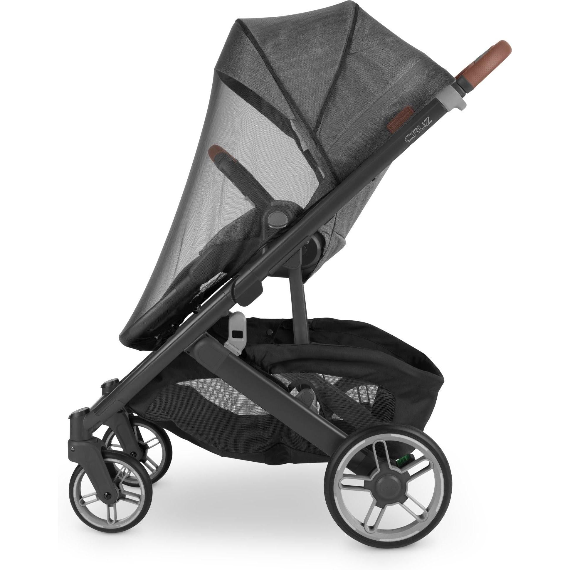 UPPAbaby - Cruz V3 Stroller Greyson (Charcoal Mlange/Carbon Frame/Saddle Leather)