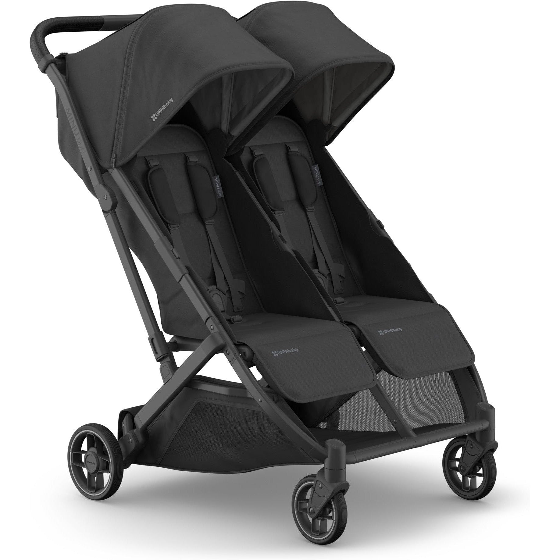 uppababy cost UPPAbaby Minu Duo Stroller - Jake (Charcoal | Carbon Frame