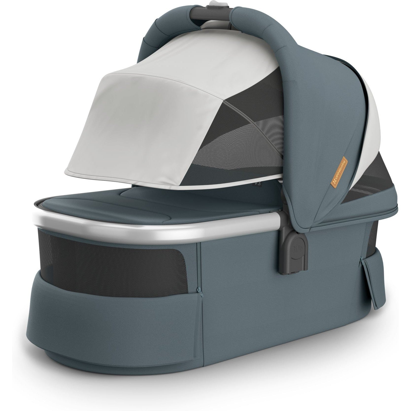 uppababy cruz with bassinet UPPAbaby Bassinet V3 - Greyson - Charcoal Mélange