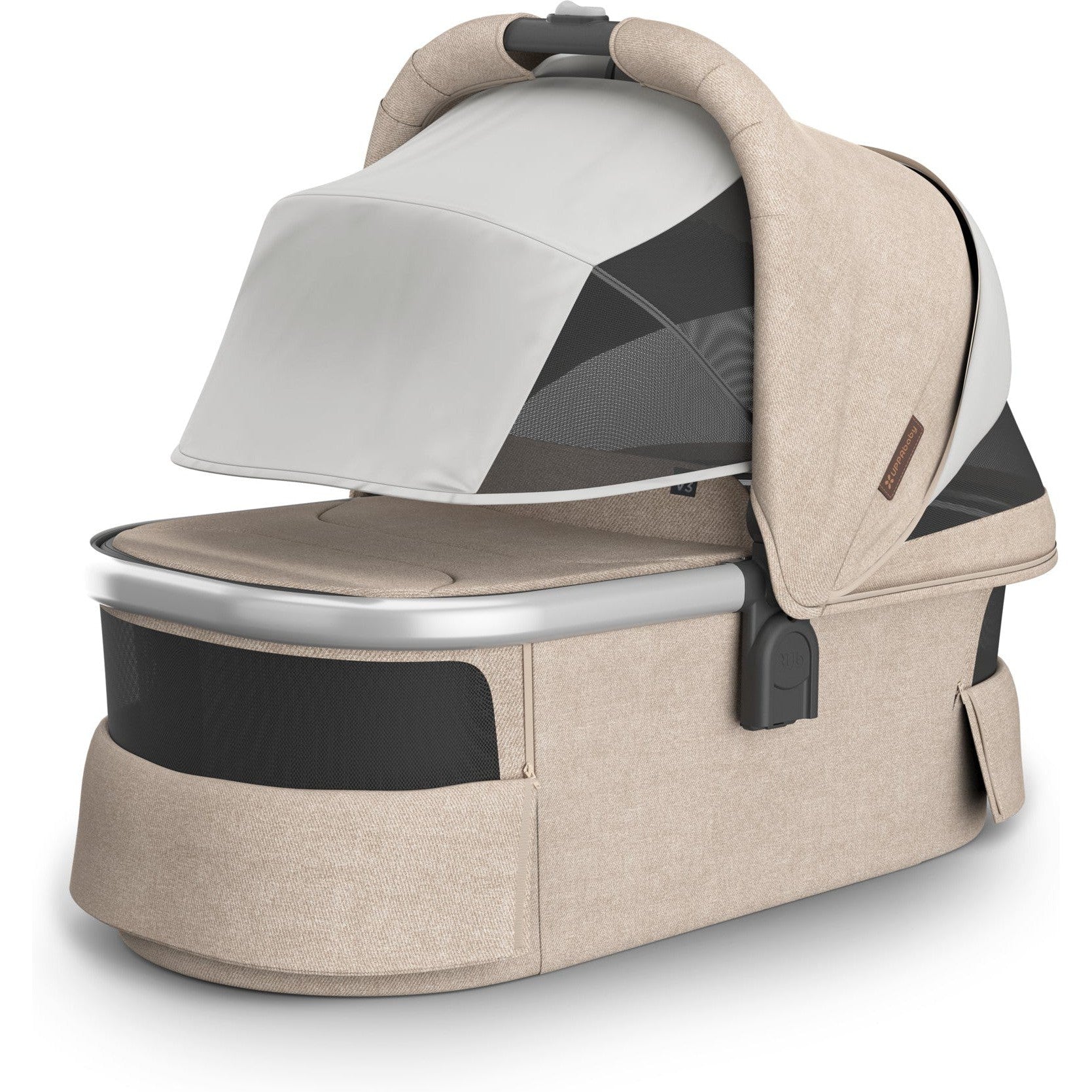 does uppababy bassinet come with mattress UPPAbaby Bassinet V3 - Greyson - Charcoal Mélange