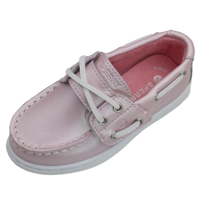 Sperry Cup II Boat Shoe Pearlized Pink – BabyBliss
