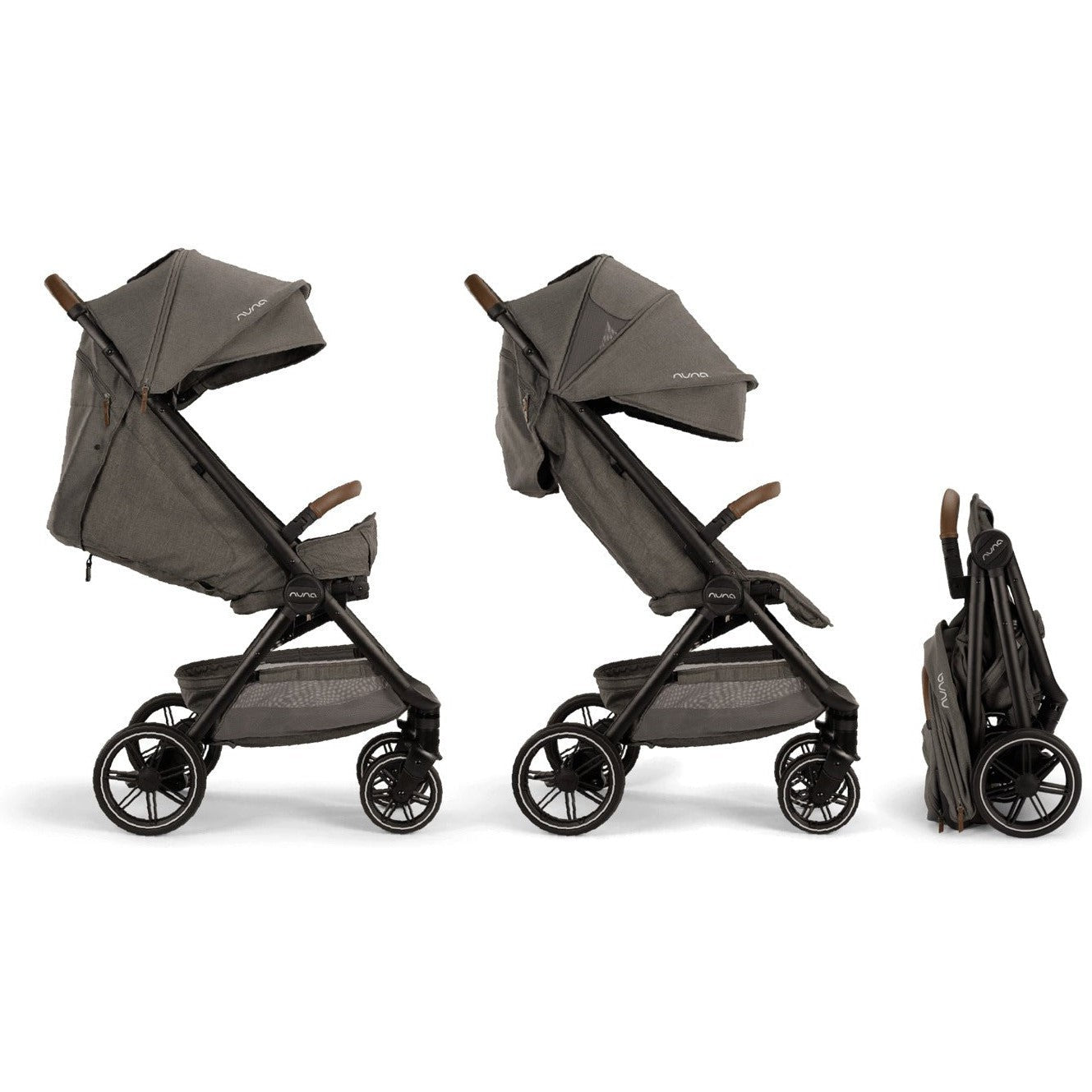 nuna lie flat stroller TRVL LX Nuna Stroller Granite
