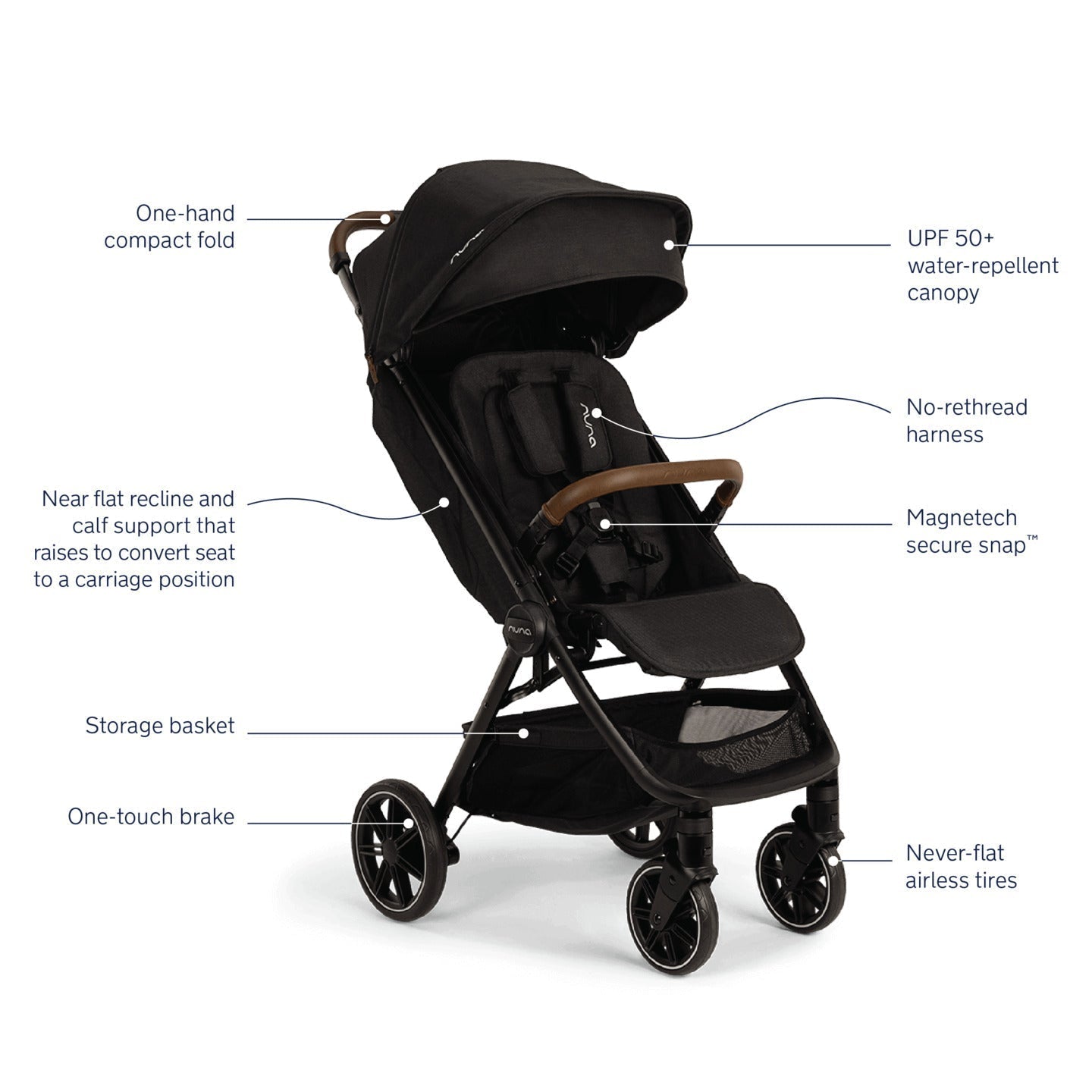 nuna stroller trvl TRVL LX Nuna Stroller Granite