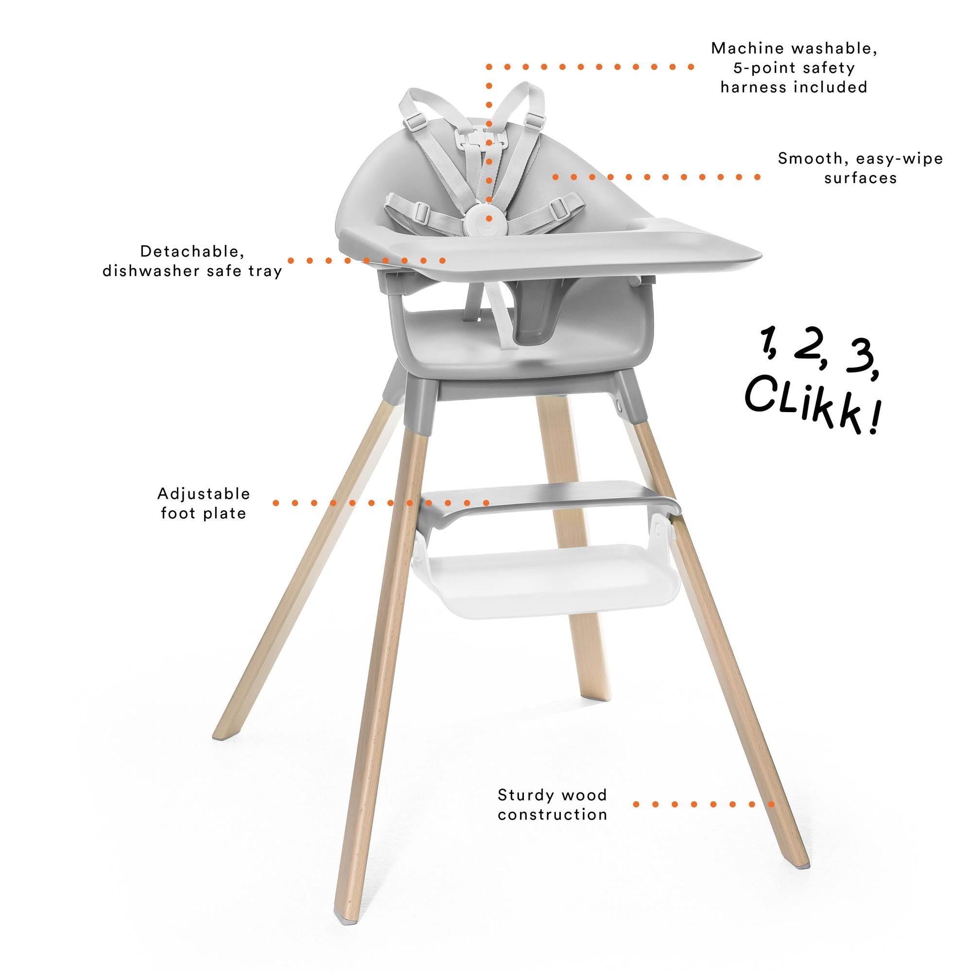 how to remove stokke clikk harness Stokke Clikk High Chair
