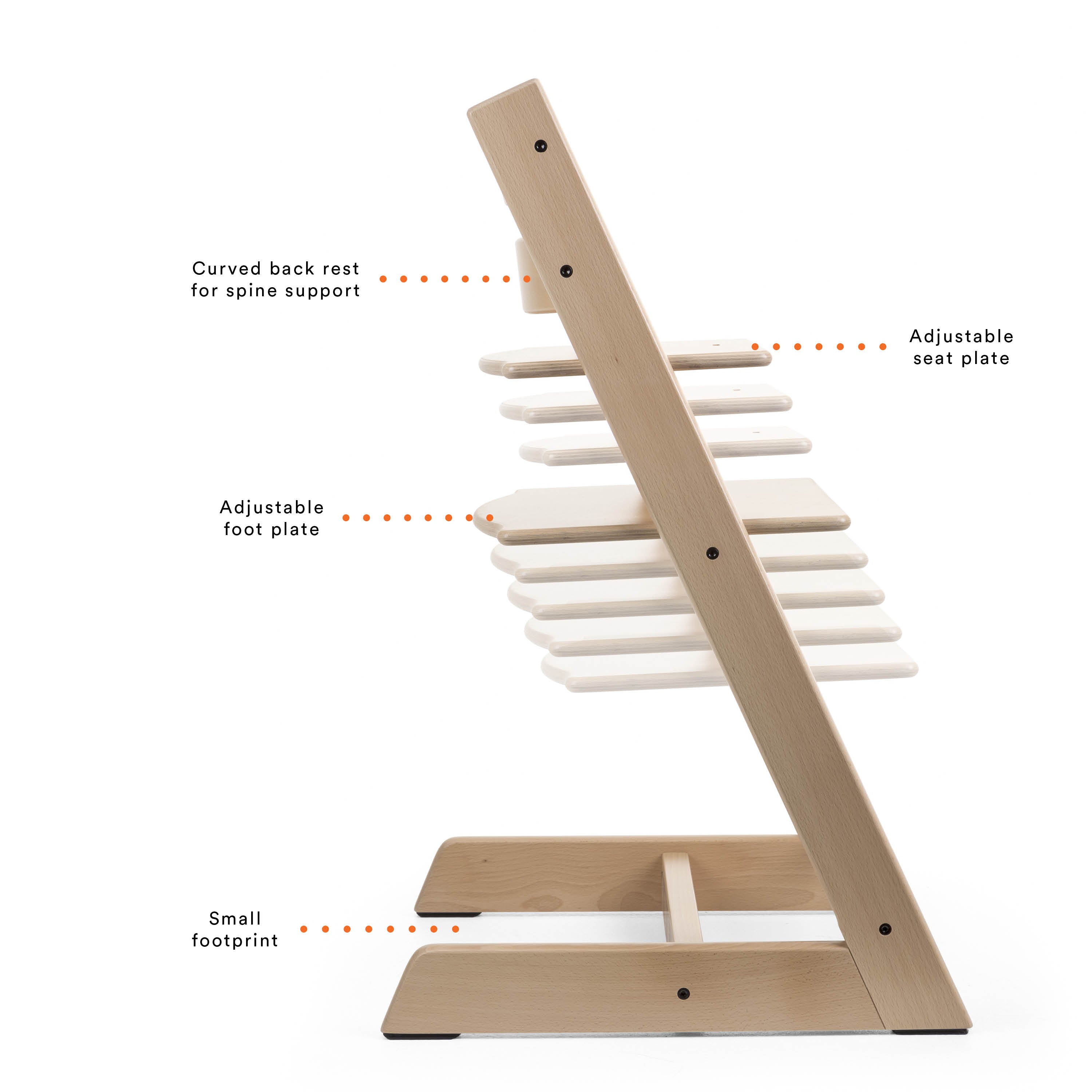 stokke high chair footrest Stokke Tripp Trapp High Chair2 and Cushion with Stokke Tray