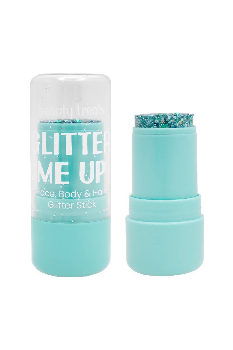 Beauty Treats Glitter Me Up - Face Body & Hair Stick - Teal Blue
