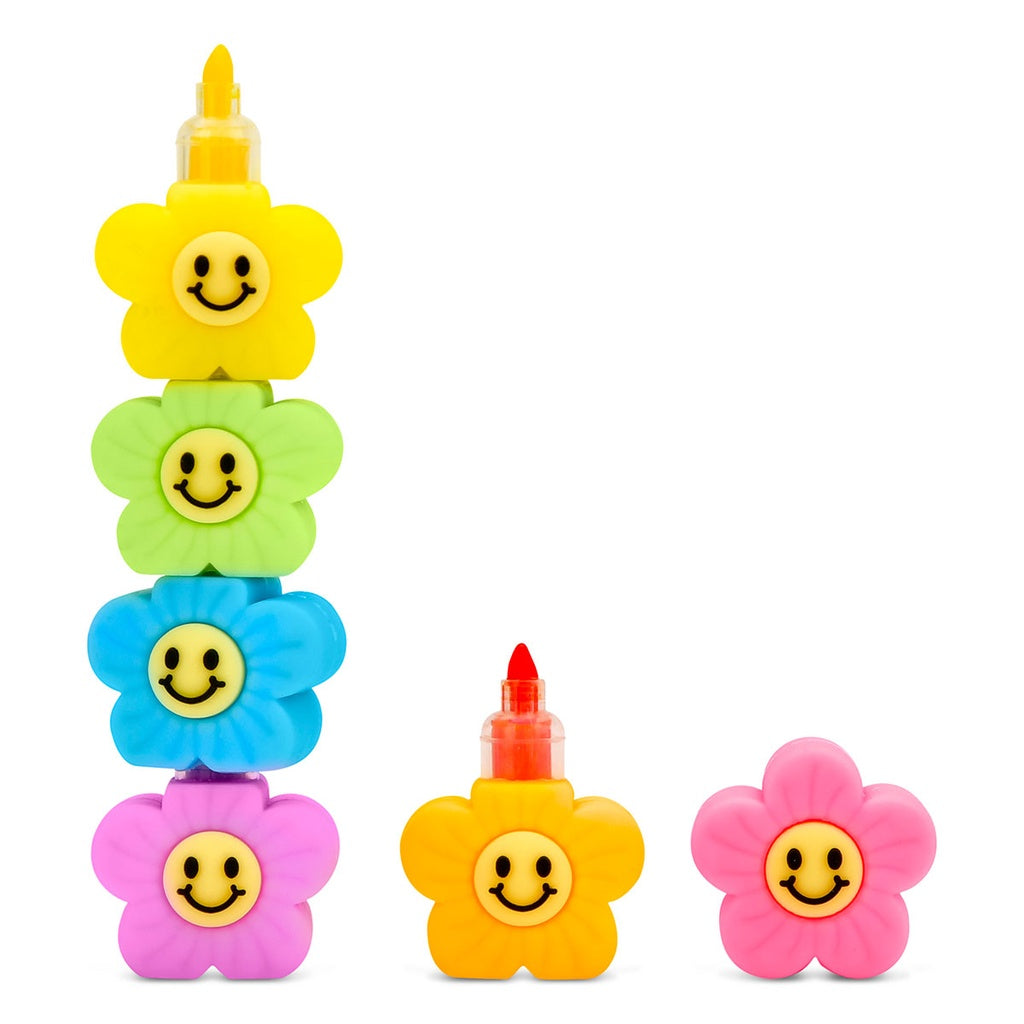 Stackable Marker Smile Flower Stackable Markers – BabyBliss