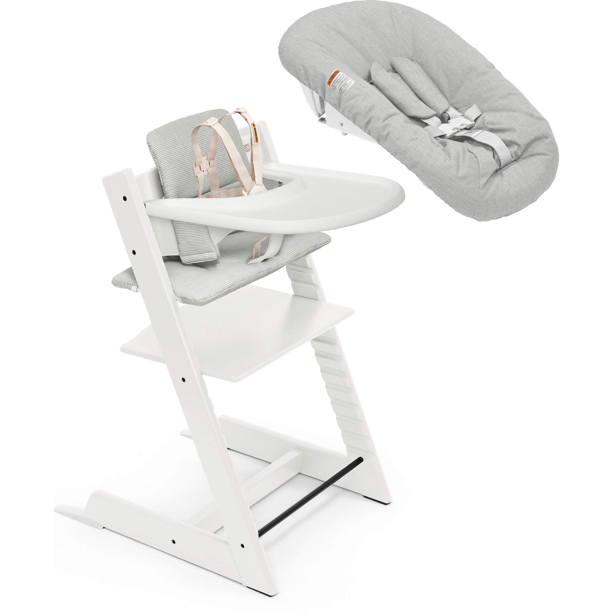 Stokke Tripp Trapp High Chair² with Cushion, Tray and Newborn Set – BabyBliss