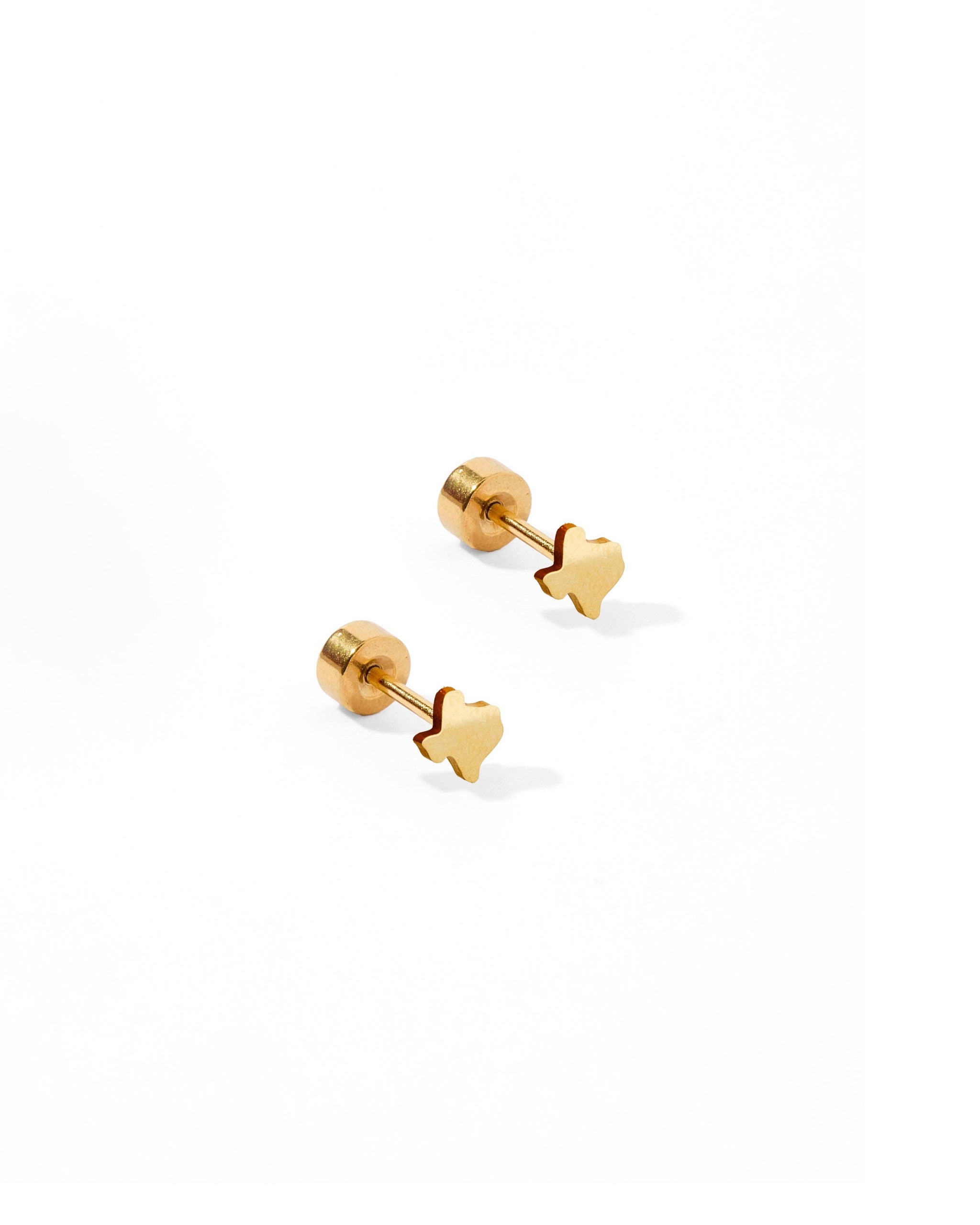 Screwback Stud Earrings - Petite Texas – BabyBliss