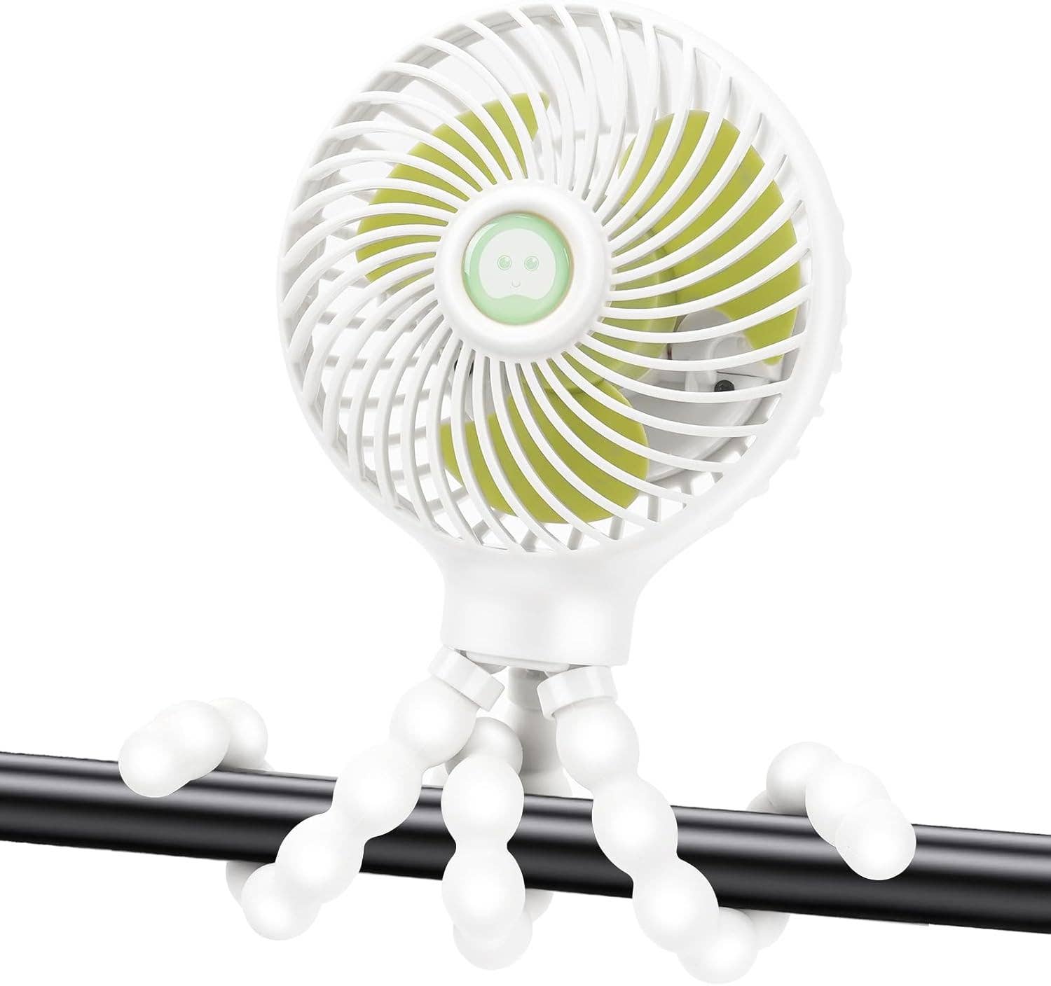 baby stroller fan Portable Tripod Fan: White