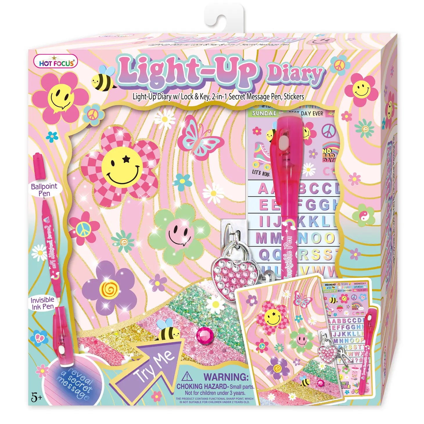 Groovy Flower Light Up Diary – BabyBliss