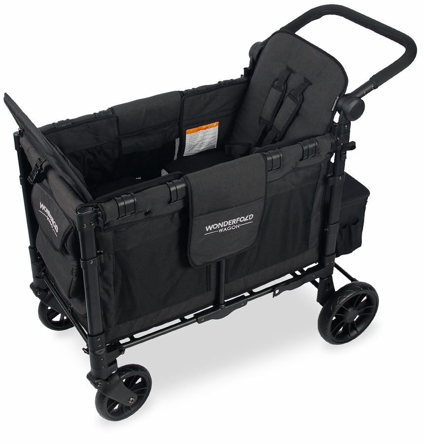 wonderfold wagon w1 double stroller wagon Wonderfold W2 Elite Double Stroller Wagon (Volcanic Black)