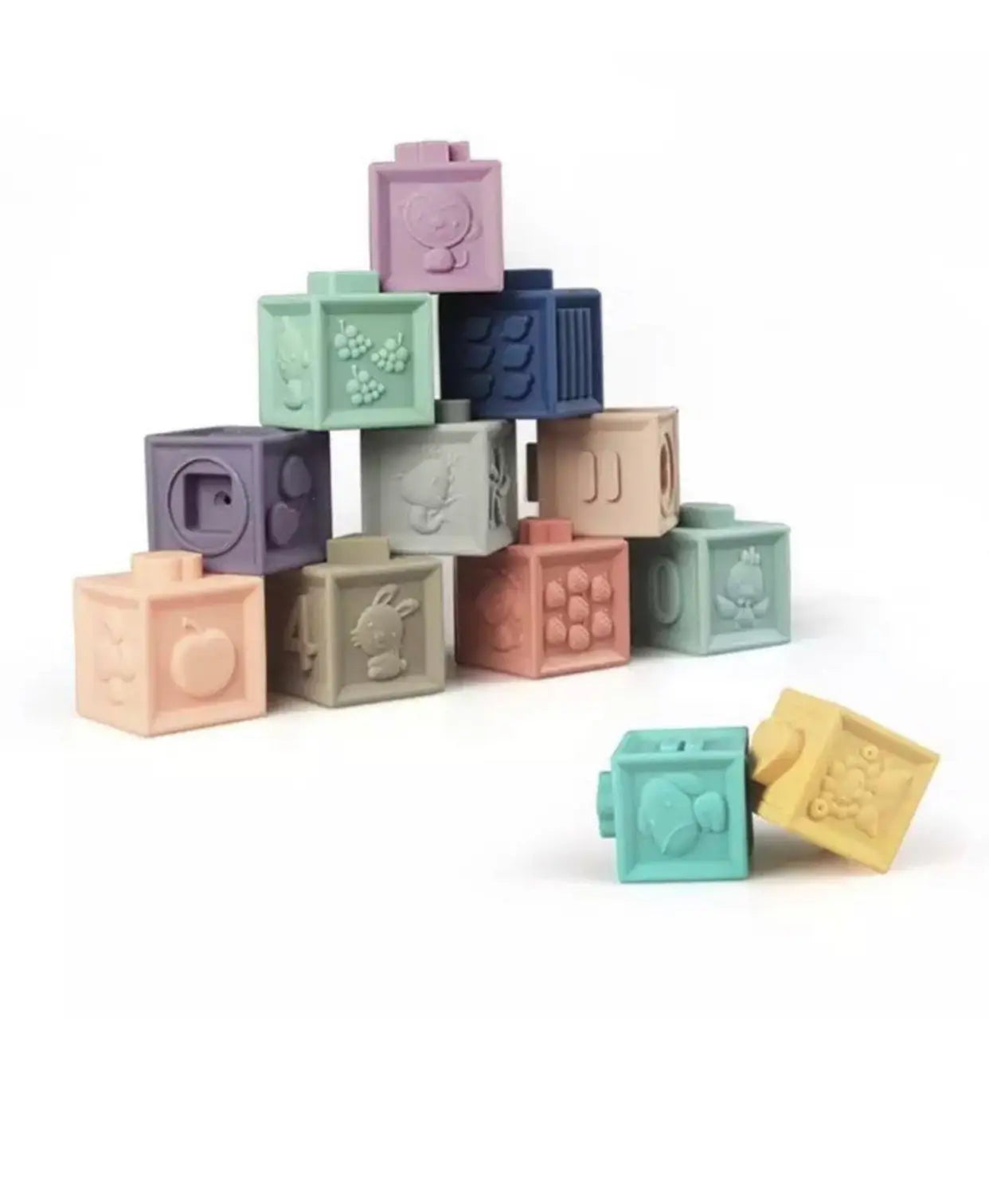 Silicone baby blocks hotsell