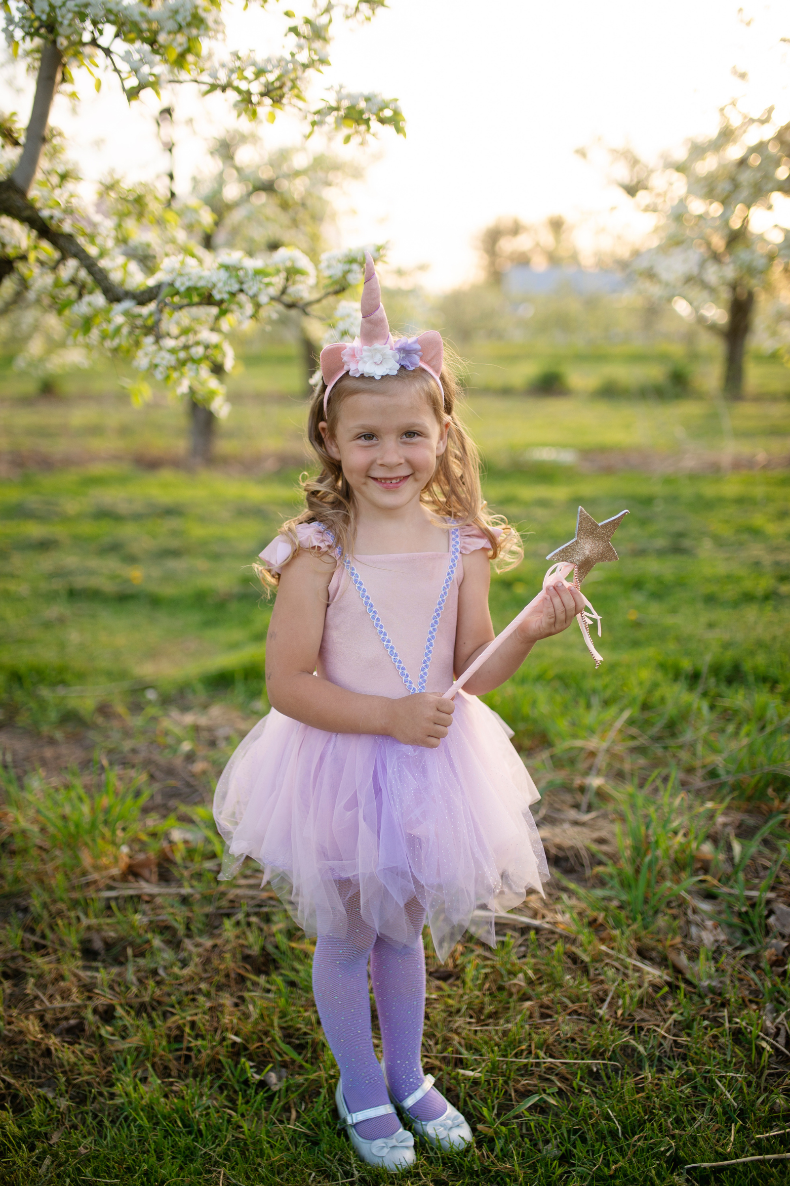 Great Pretenders Pink Shimmer Unicorn Dress & Headband