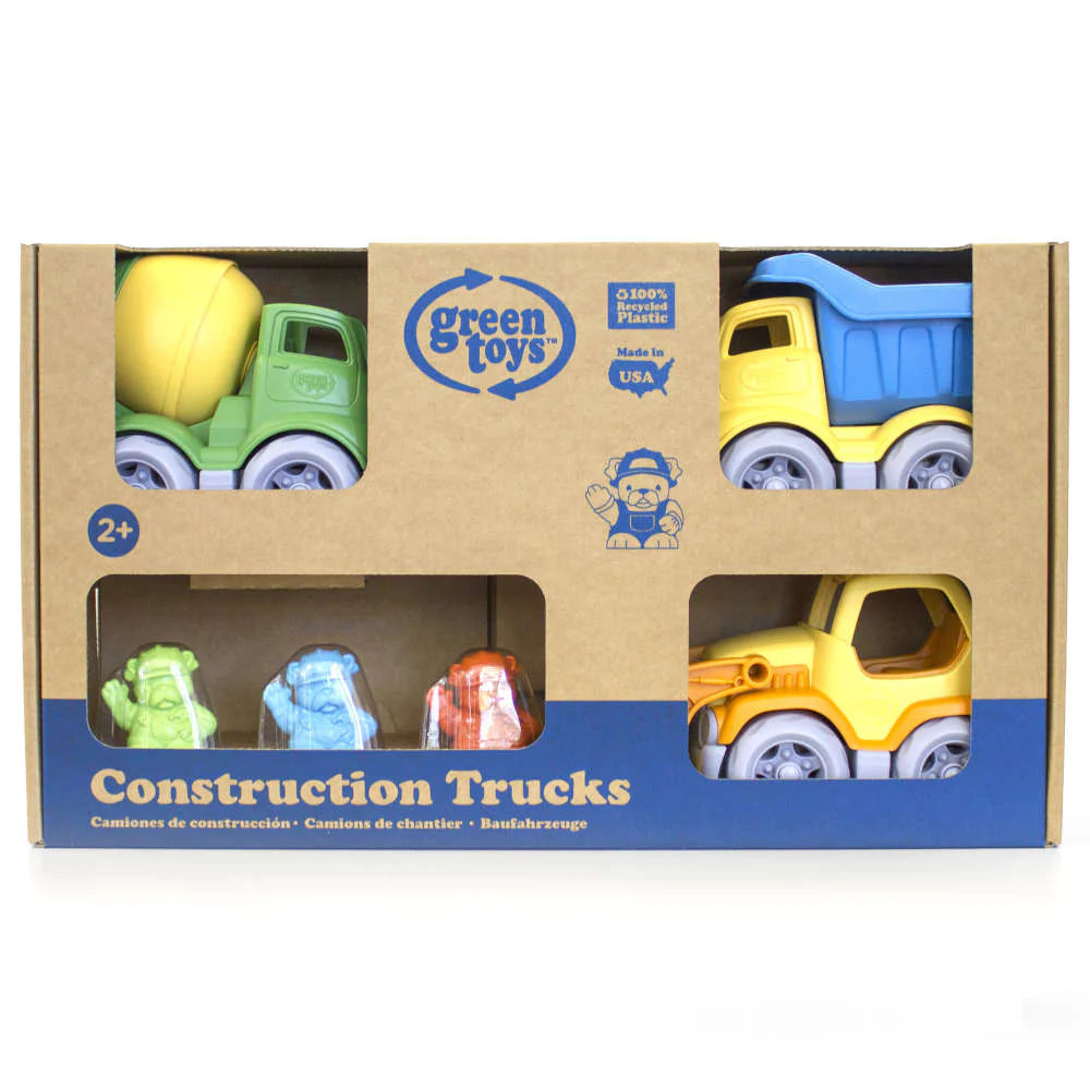 Green toys top construction vehicle